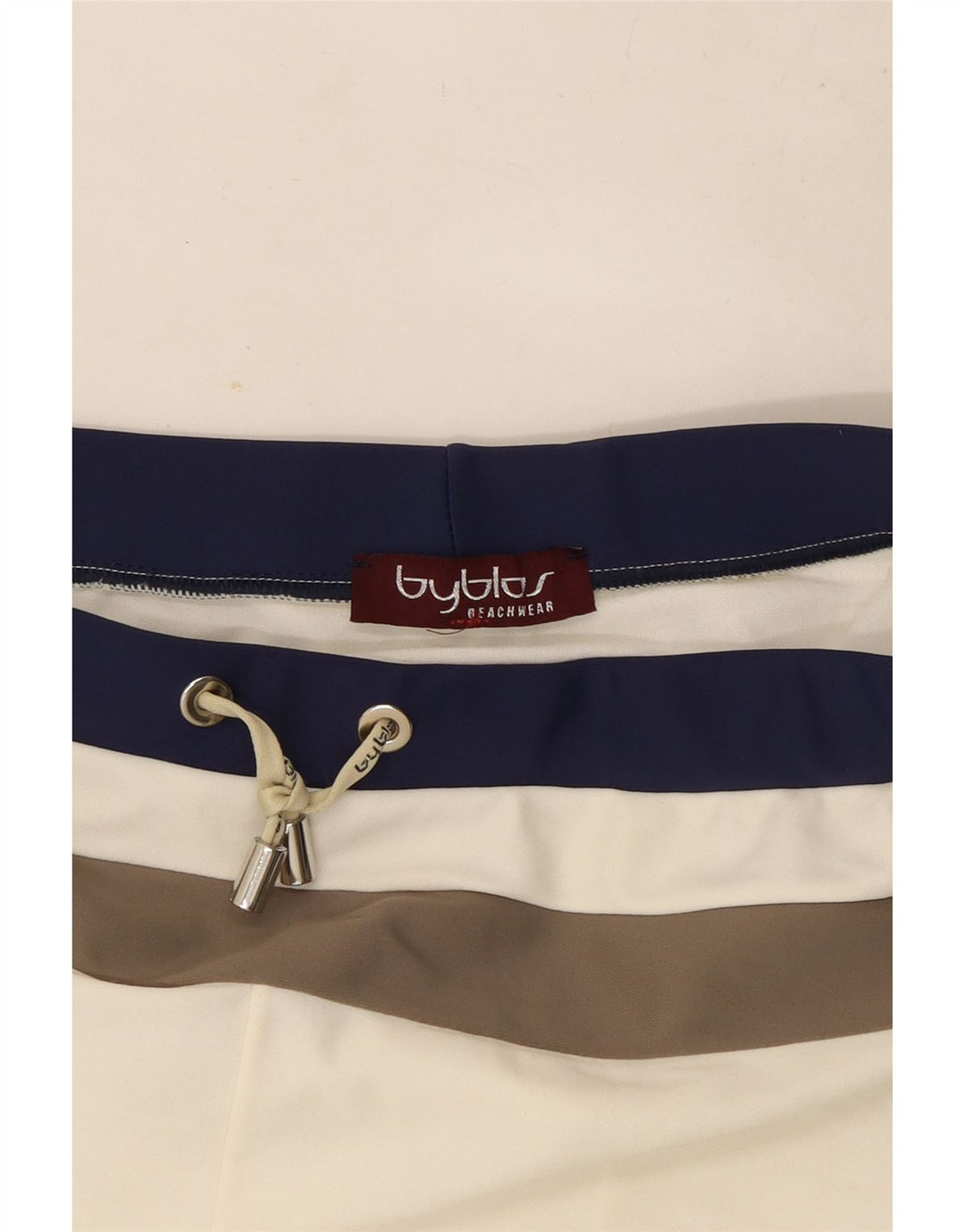 Byblos Svømmeshorts til kvinder UK 14 Medium Hvidstribet