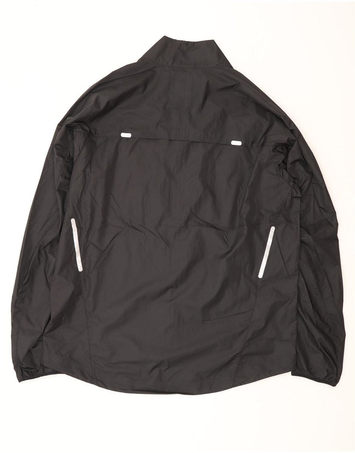 Nike Herre Storm-Fit regnjakke UK 42 XL Sort polyester
