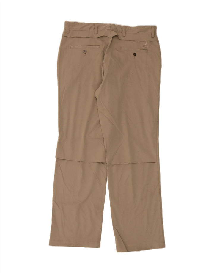 ADIDAS Mens Climacool Straight Chino Trousers W34 L34 Beige Polyester Vintage Adidas and Second-Hand Adidas from Messina Hembry 