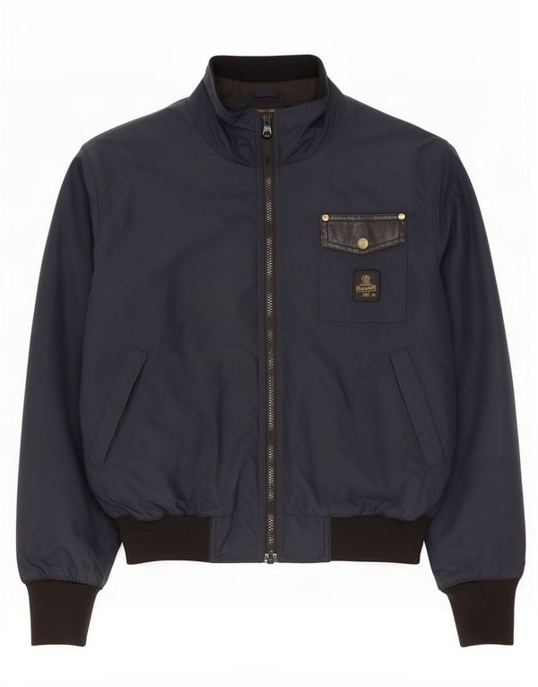 Refrigiwear Herre Bomber Jacket UK 38 Small Navy Blue Polyamide