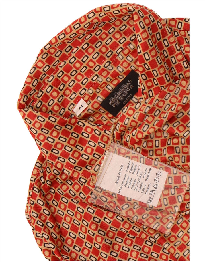 Hacienda Pvblica Herreskjorte Medium Rød Geometrisk Polyester