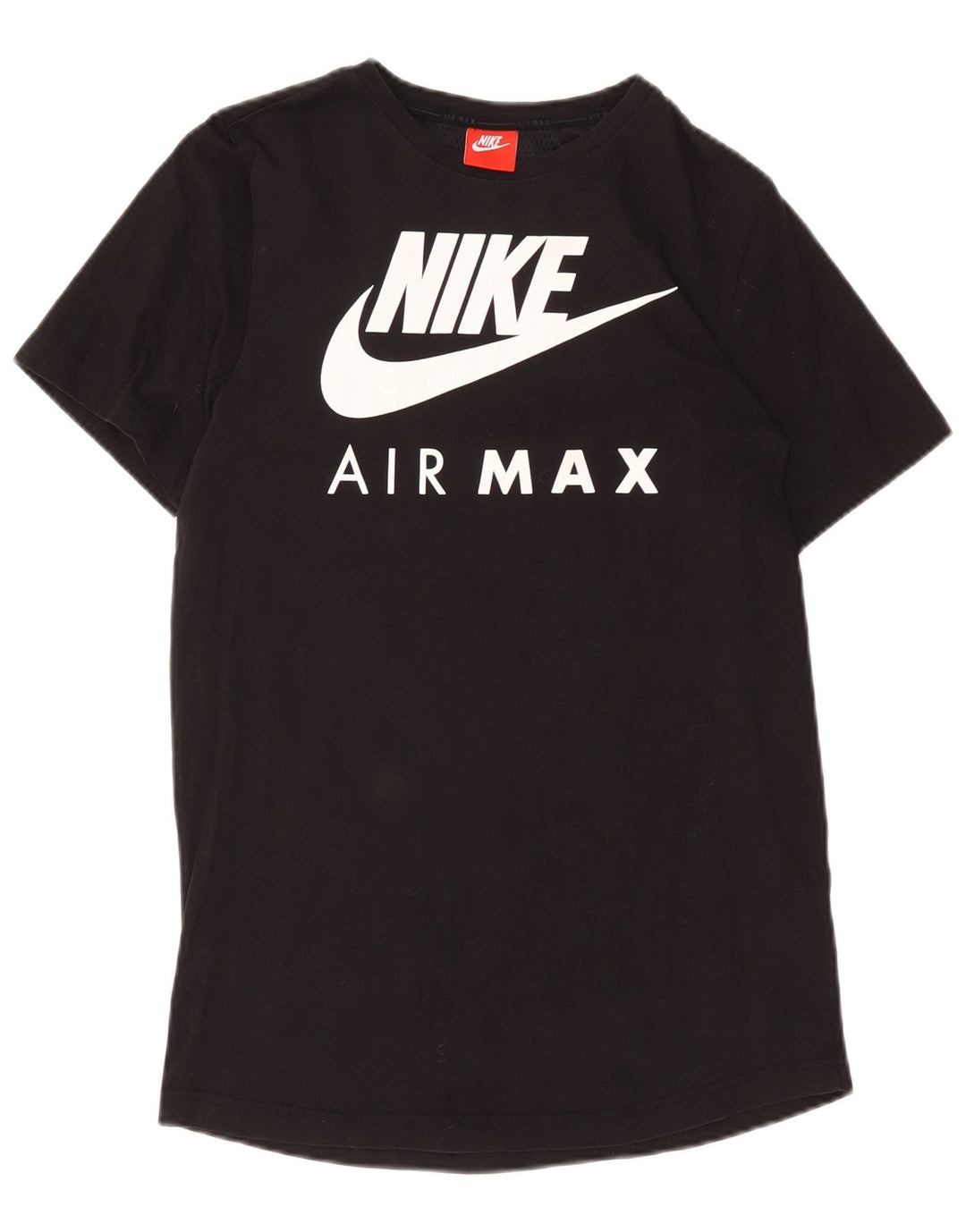 Nike Herre Air Max Grafisk T-shirt Top Medium Sort Bomuld