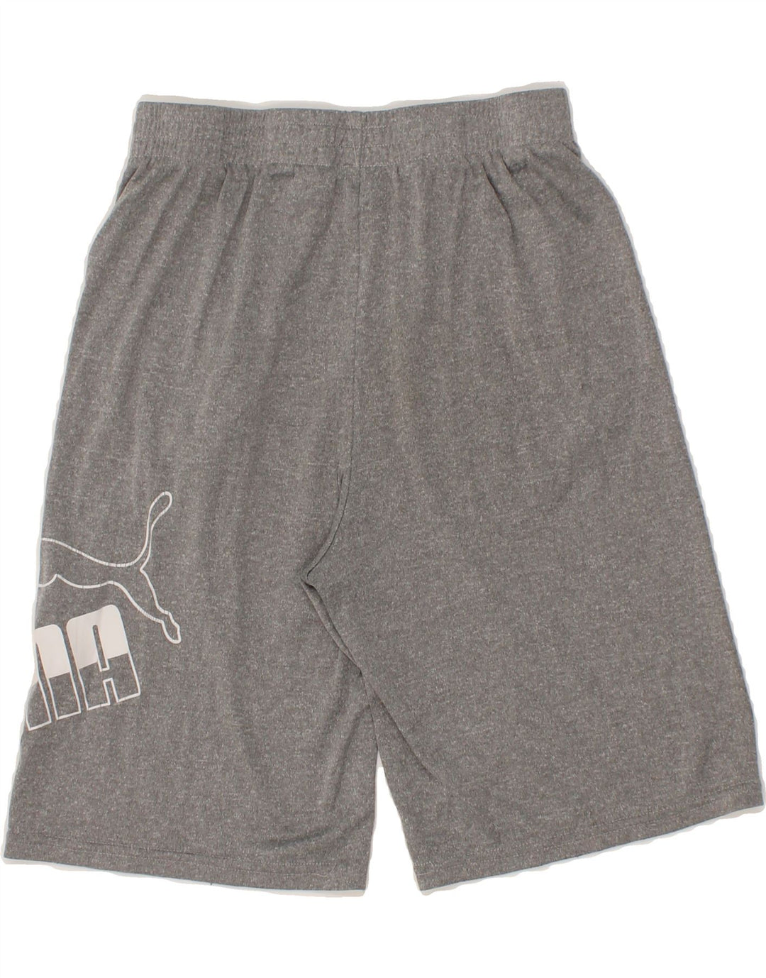 PUMA Boys Graphic Sport Shorts 15-16 Years XL Grey Polyester Vintage Puma and Second-Hand Puma from Messina Hembry 