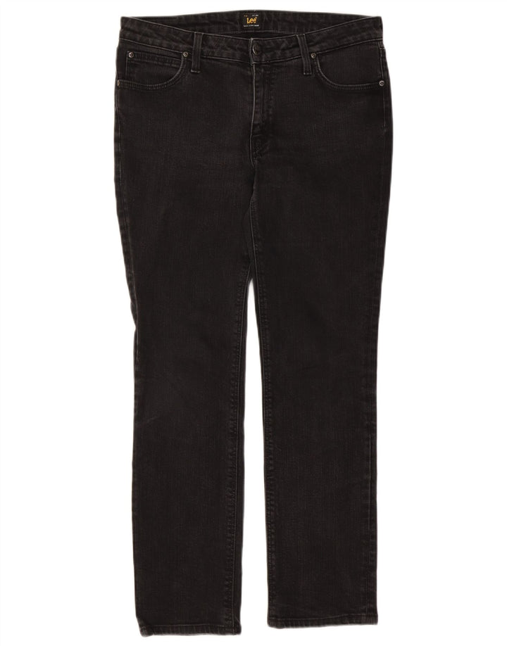 Lee Dame Marion Straight Jeans W30 L27 Sort Bomuld