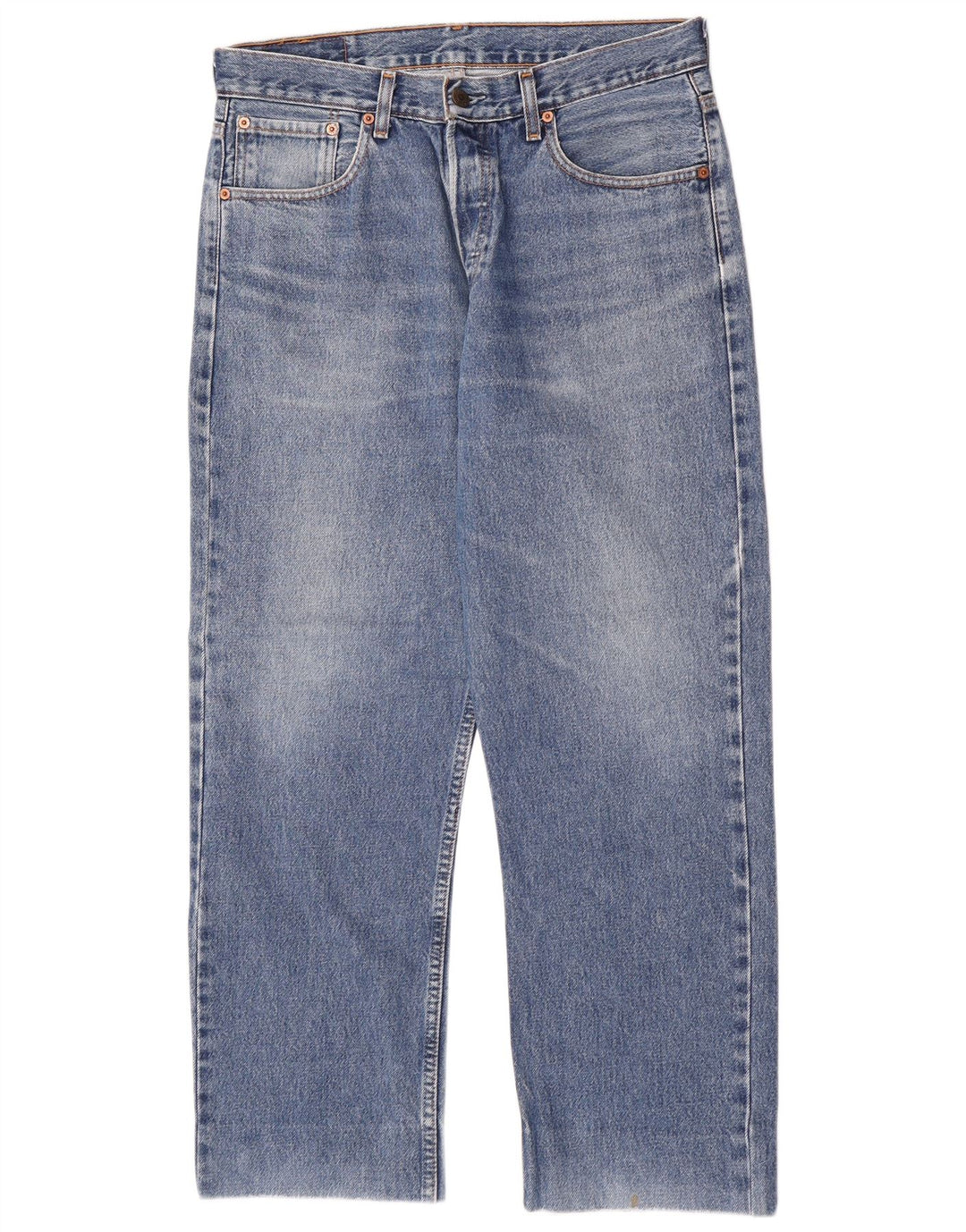 Levi's Herre 582 Straight Jeans W33 L28 Blå Bomuld