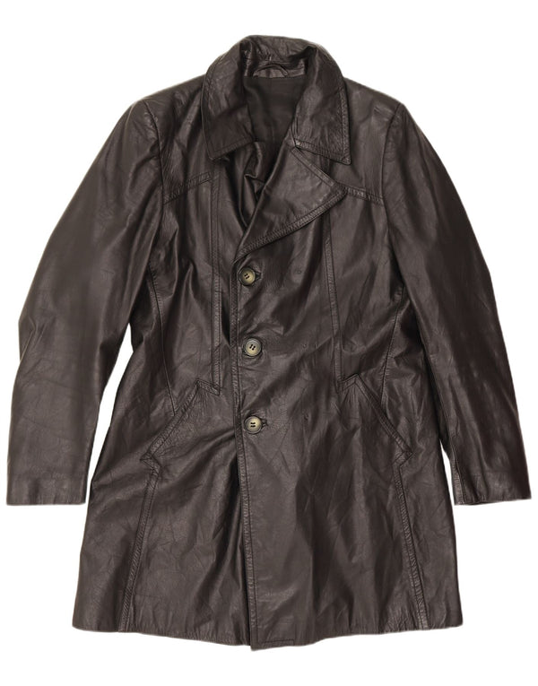 Vintage herre læderfrakke UK 38 Medium Black