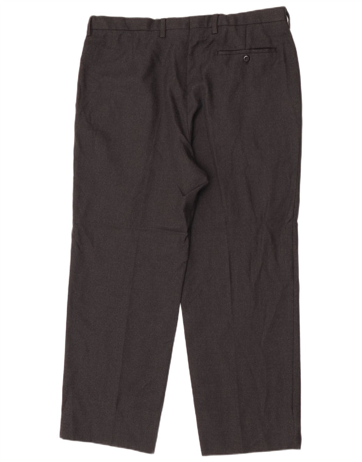 Burberry Herre Pegged Suit Bukser W36 L28 Grå Uld