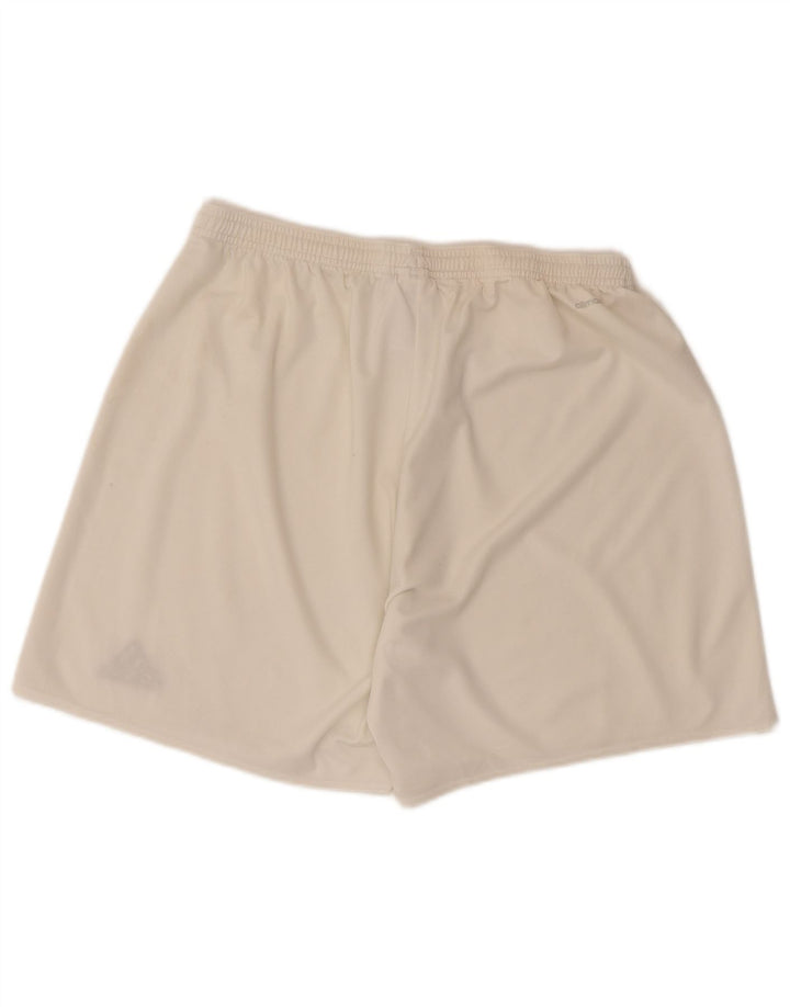 Adidas Herre Climalite Sportshorts XL Hvid Polyester