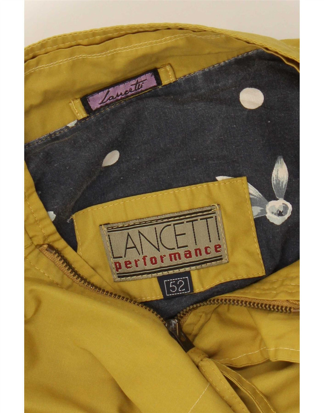 Lancetti Herre Bomberjakke IT 52 XL Gul