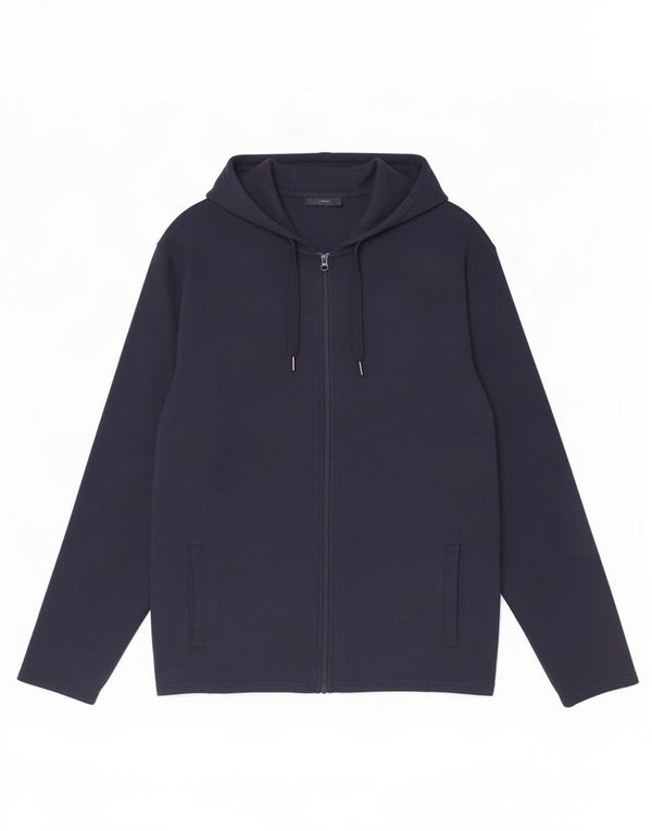Mountain Warehouse Herre fleecejakke med hætte UK 42 XL Marineblå Polyester