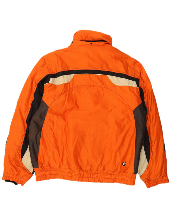 Colmar Herre Polstret Skijakke IT 52 Large Orange Colourblock Sports