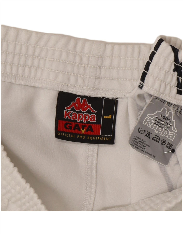 Kappa Herre grafiske sportsshorts store hvide polyester