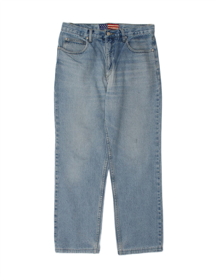 VINTAGE Mens Tapered Jeans IT 48 Medium W30 L27 Blue Cotton Vintage Vintage and Second-Hand Vintage from Messina Hembry 