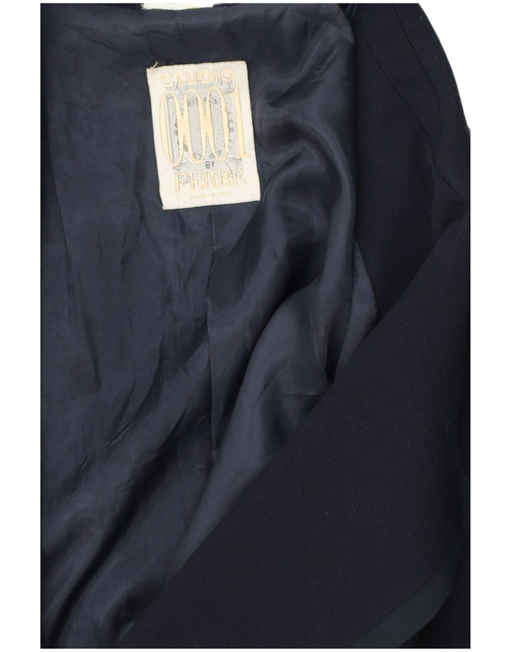 Ferre Dame 1 Knap Blazer Jacket UK 16 Large Navy Blue