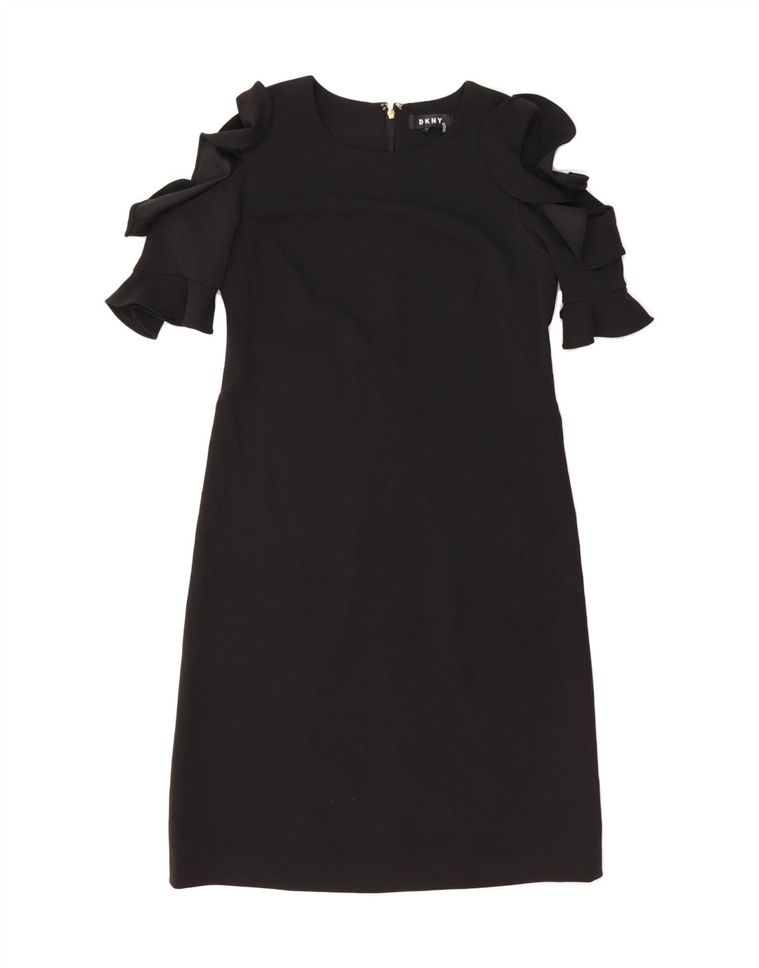 DKNY Womens Shift Dress US 4 Small Black Polyester Vintage Dkny and Second-Hand Dkny from Messina Hembry 