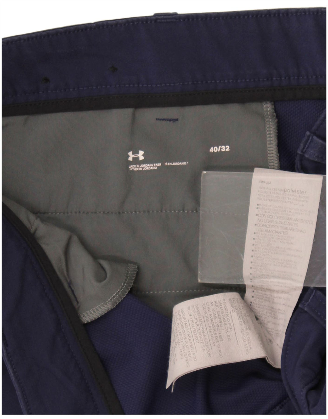 Under Armour Lige Chinobukser til mænd W40 L32 Marineblå polyester