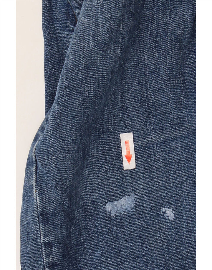 Marks & Spencer Herre Tapered Jeans W32 L29 Blå Bomuld