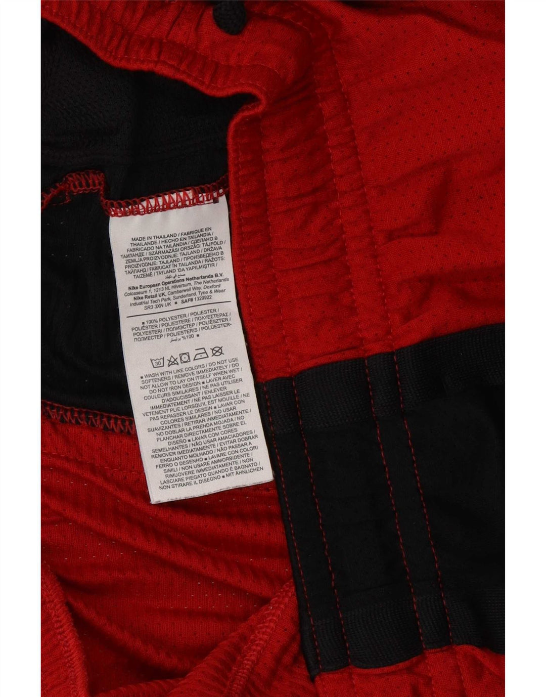 Jordan Sportsshorts til mænd XL Rød Colourblock Polyester