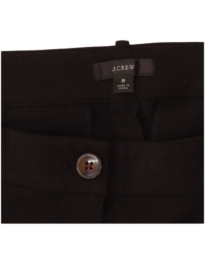 J. CREW Slim Chino-bukser til kvinder US 8 Medium W28 L27 sort polyester