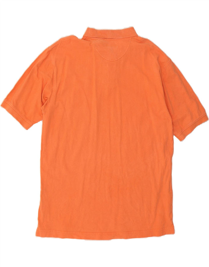 DOCKERS Mens Polo Shirt XL Orange Cotton Vintage Dockers and Second-Hand Dockers from Messina Hembry 