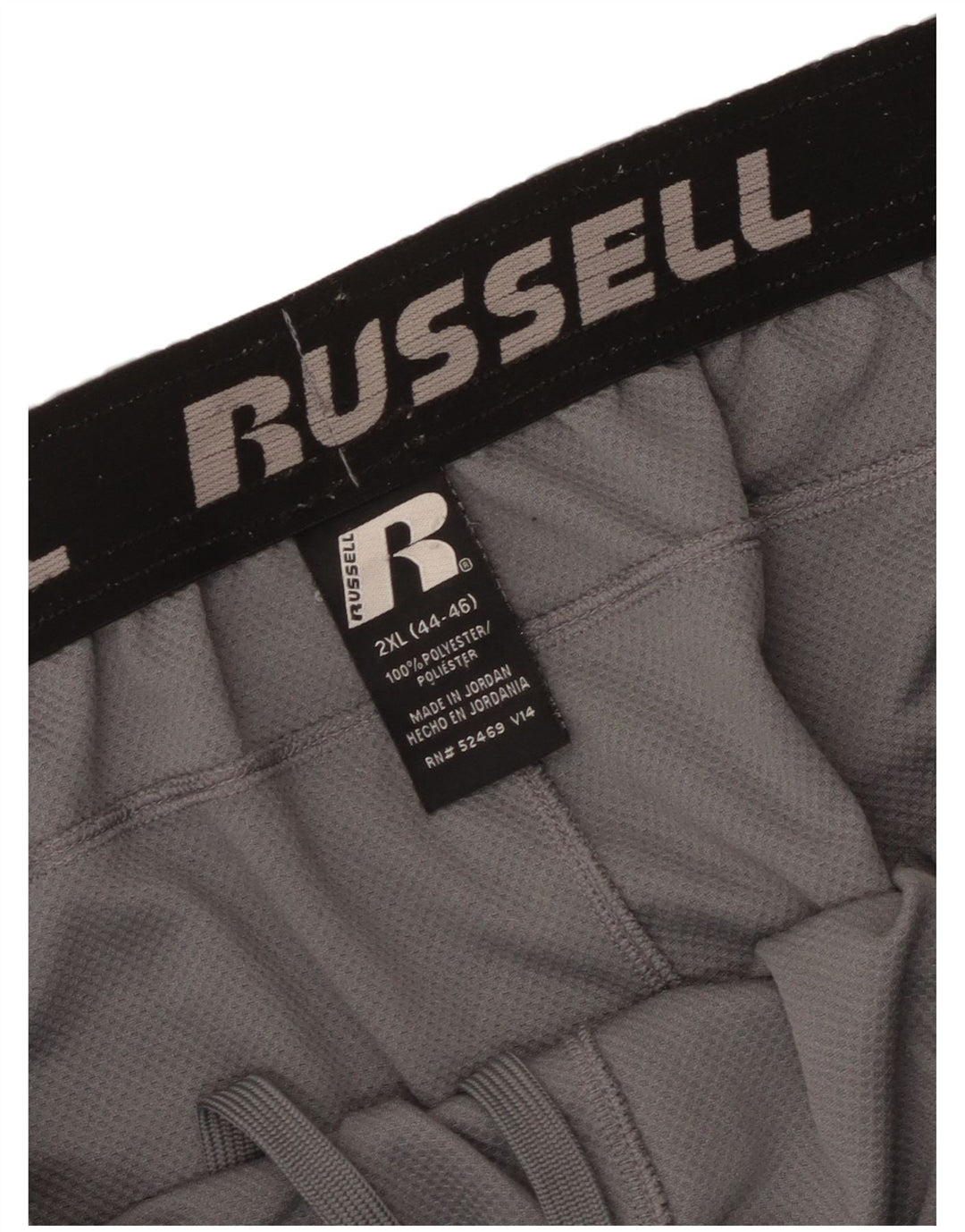 Russell Athletic Herre Sportshorts 2XL Grå Polyester