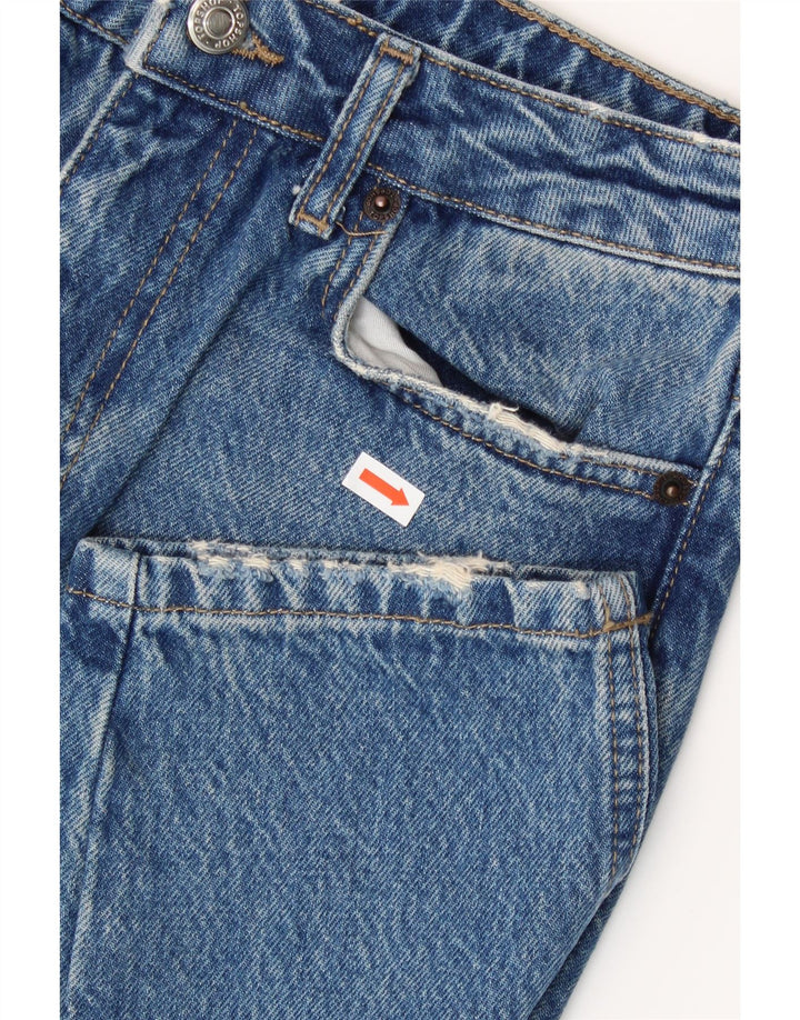 TOPSHOP Womens Tapered Jeans W26 L27 Blue Polyester Vintage Topshop and Second-Hand Topshop from Messina Hembry 