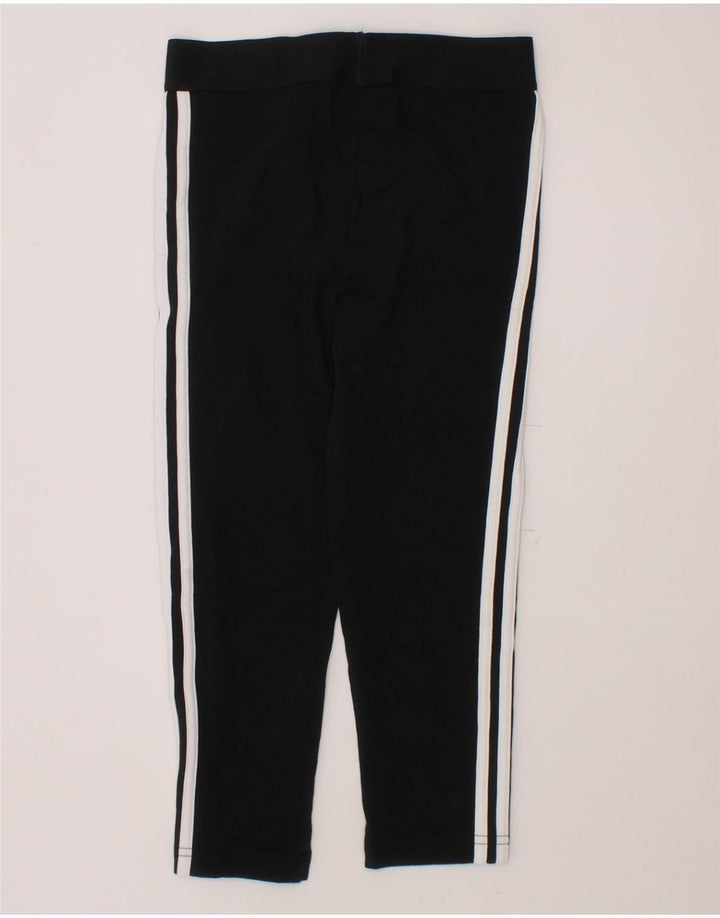ADIDAS Girls Leggings 3-4 Years  Black Cotton