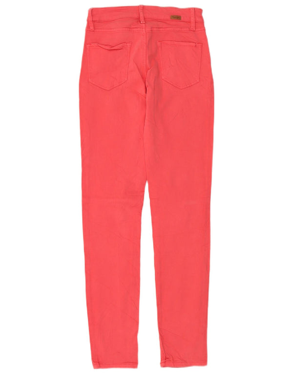 Massimo Dutti Dame Skinny Jeans EU 34 2XS W26 L30 Rød Bomuld