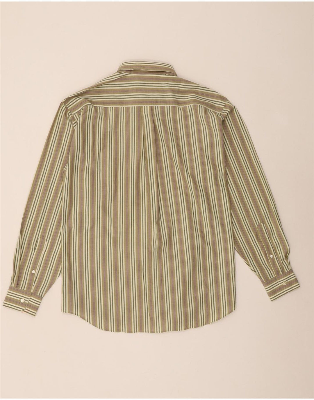 Vintage herreskjorte medium Khaki stribet
