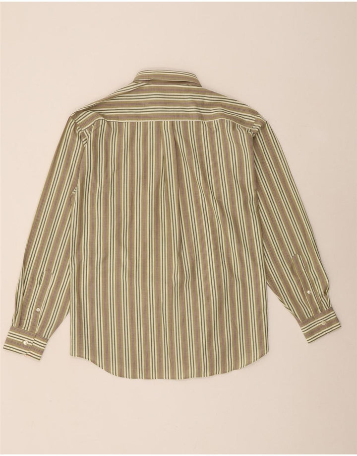 Vintage herreskjorte medium Khaki stribet