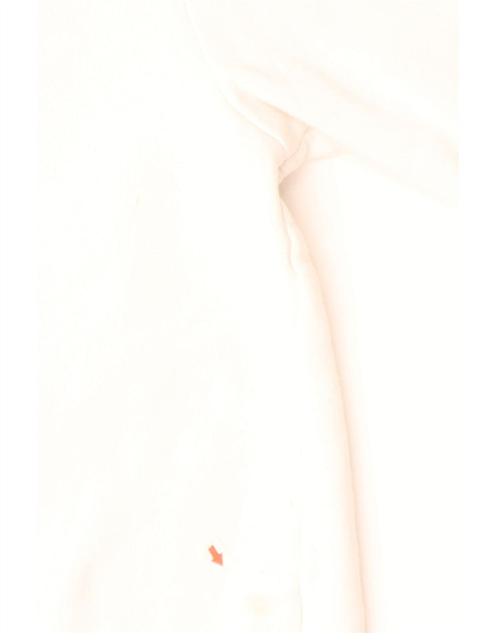 ELLESSE Grafisk hættetrøje til mænd, lille råhvid bomuld