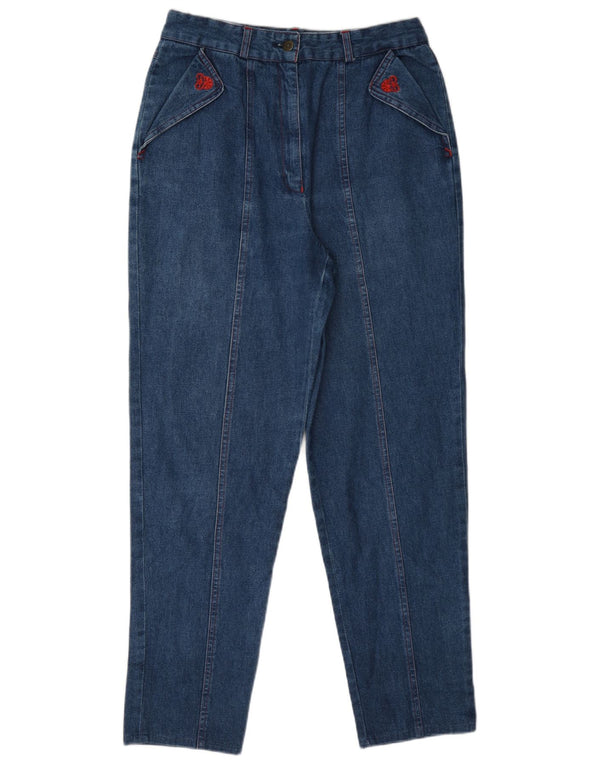 Fendi Womens tilspidsede højtaljede jeans IT 46 Large W28 L30 Blå