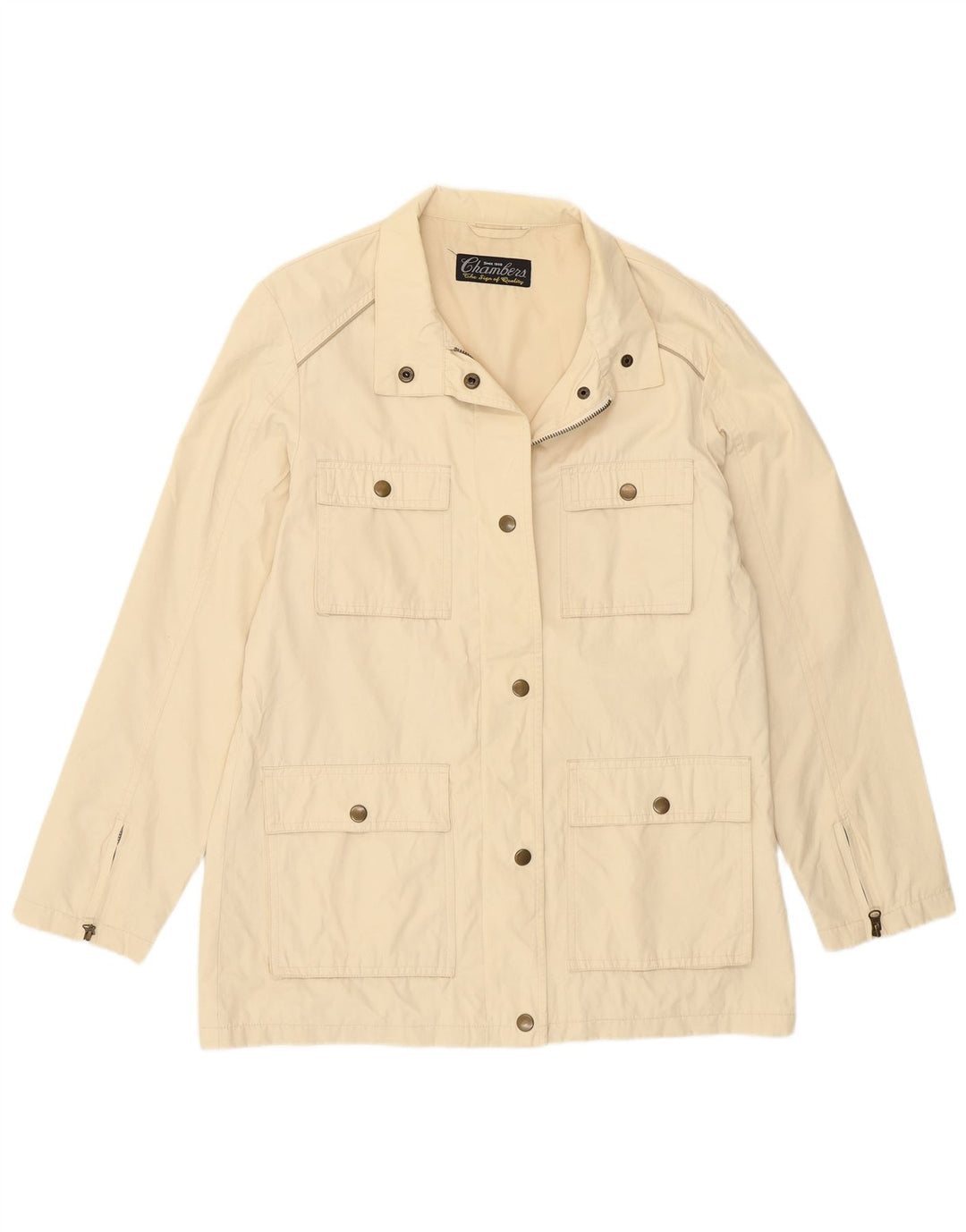 Chambers Womens Utility Jacket UK 12 Medium Beige