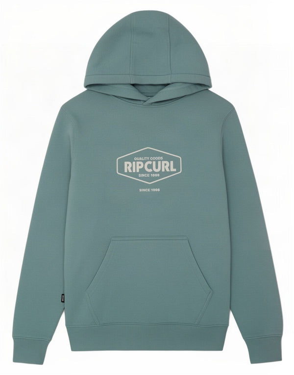 Rip Curl drenge grafisk hættetrøje 11-12 år medium turkis bomuld