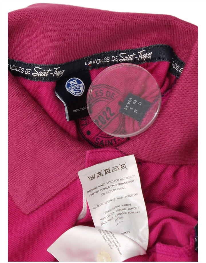 North Sails Herre Grafisk Polo Shirt Lille Pink Bomuld