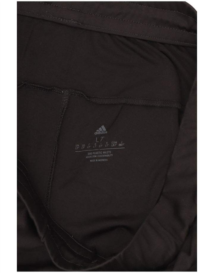 Adidas Sportsshorts til mænd, store sorte polyester