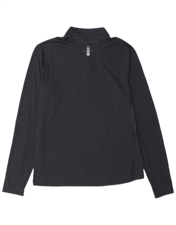 UNDER ARMOUR Herre Heat Gear Zip Neck Pullover Træningsdragt Top XL Sort