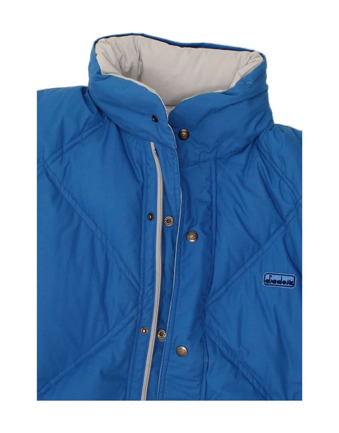 DIADORA Mens Reversible Padded Jacket UK 38 Medium Blue Vintage Diadora and Second-Hand Diadora from Messina Hembry 