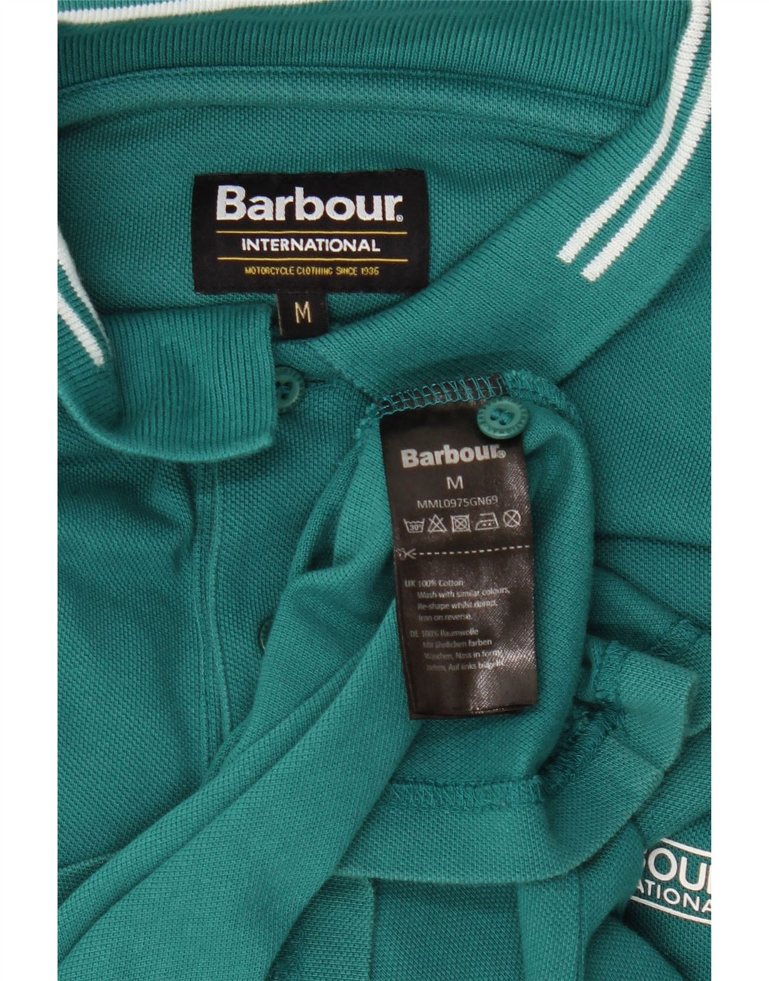 BARBOUR Herre poloshirt Medium Grøn Bomuld