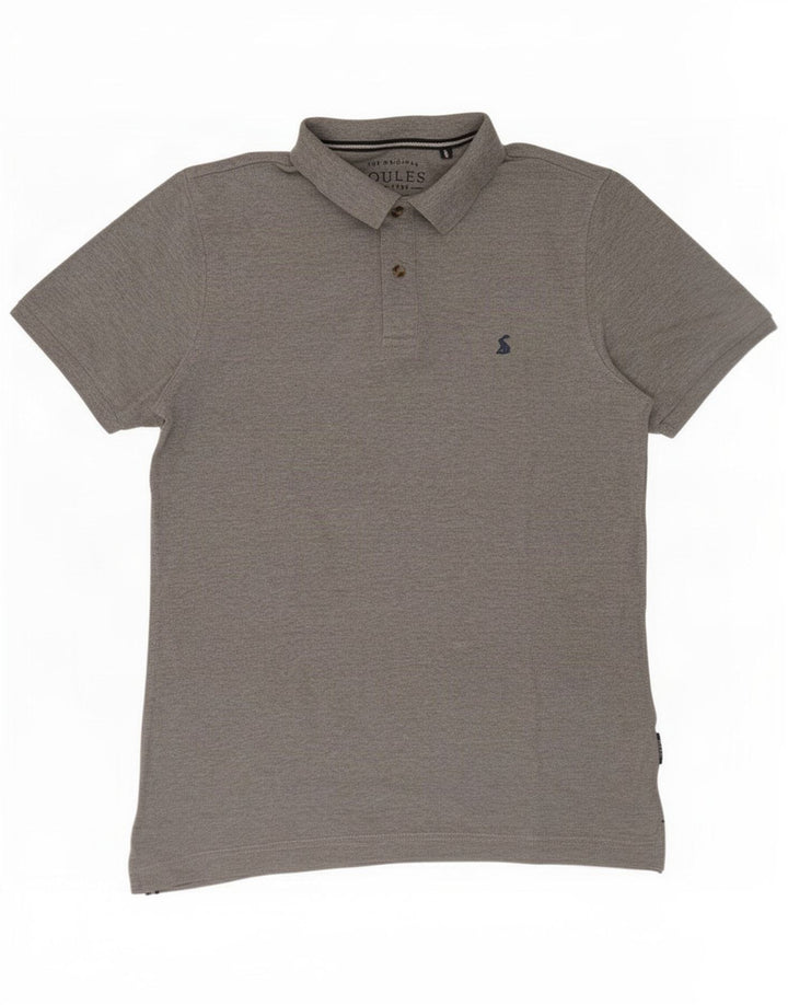 Joules herre klassisk pasform poloshirt mellemgrå bomuld