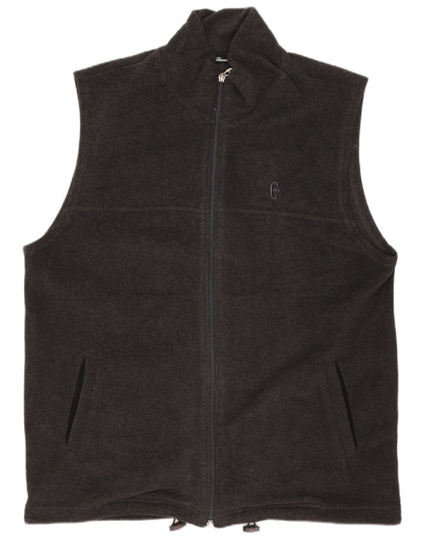Eddie Bauer Dame Fleece Gilet UK 20 2XL Sort Polyester