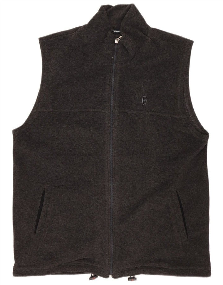 Eddie Bauer Dame Fleece Gilet UK 20 2XL Sort Polyester