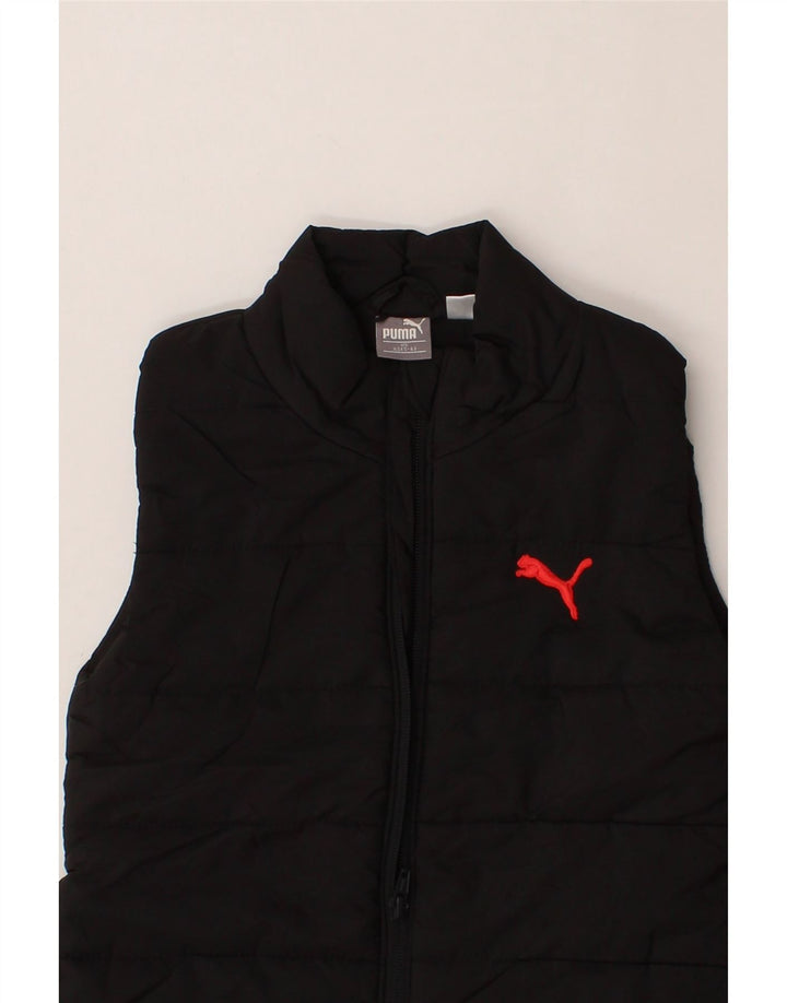 PUMA Boys Padded Gilet 5-6 Years XS  Black Vintage Puma and Second-Hand Puma from Messina Hembry 