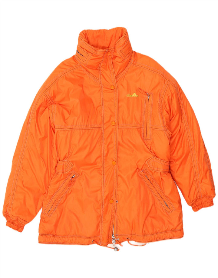 Ellesse Dame Loose Fit Skijakke UK 14 Stor Orange Polyamid