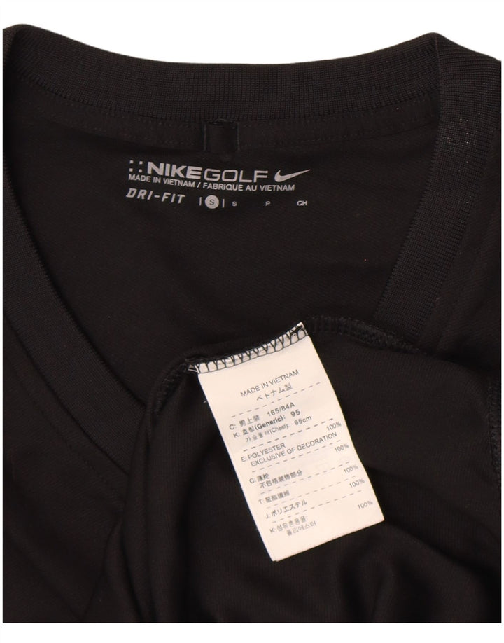 Nike Herre Dri Fit Vest Top Lille Sort Polyester