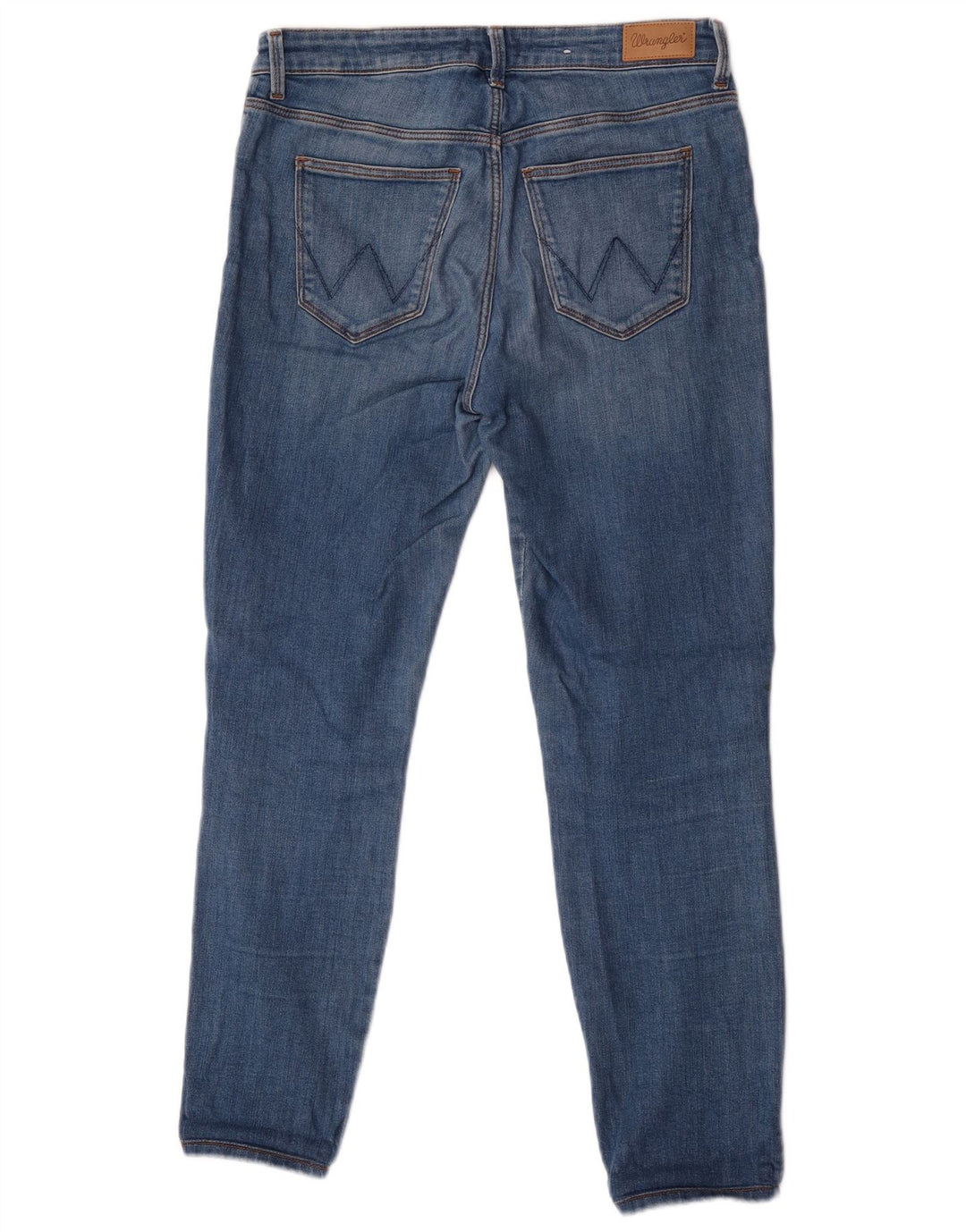 Wrangler Dame Skinny Jeans W30 L29 Blå Bomuld