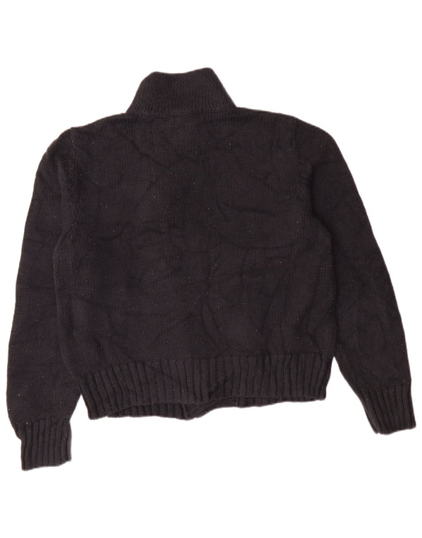 Michael Kors Pige Cardigan Sweater 12-13 År XL Sort Rayon