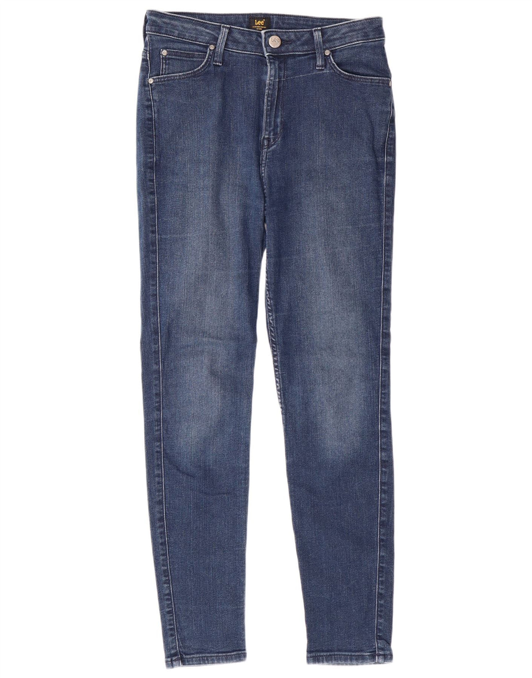 LEE Dame Scarlett High Skinny Jeans W31 L27 Blå Bomuld
