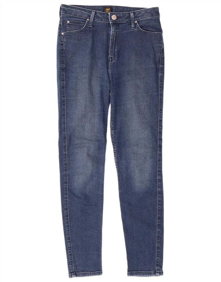 LEE Dame Scarlett High Skinny Jeans W31 L27 Blå Bomuld