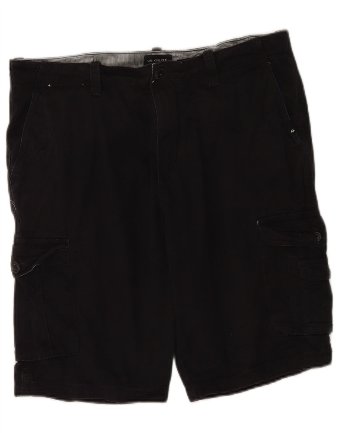 Quiksilver Herre Cargo Shorts W32 Large Black Bomuld